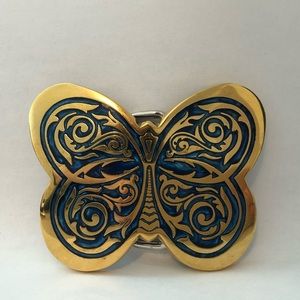 Award Design Medals Butterfly Belt Buckle Vintage